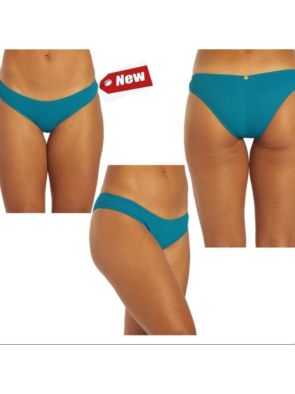 𝅺QUINTSOUL
BLUE Malibu Bella Bikini Bottom Sz L NWT
